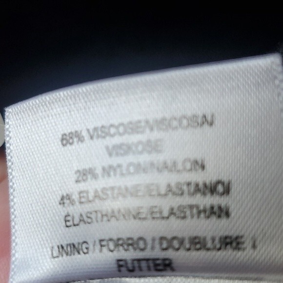 ANNE KLEIN BLACK KNIT SLEEVELESS SHEATH DRESS SIZE 6 MINIMALIST CONTEMPORARY - Picture 7 of 7